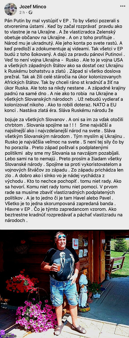 smerácký výkal Jožo Minco